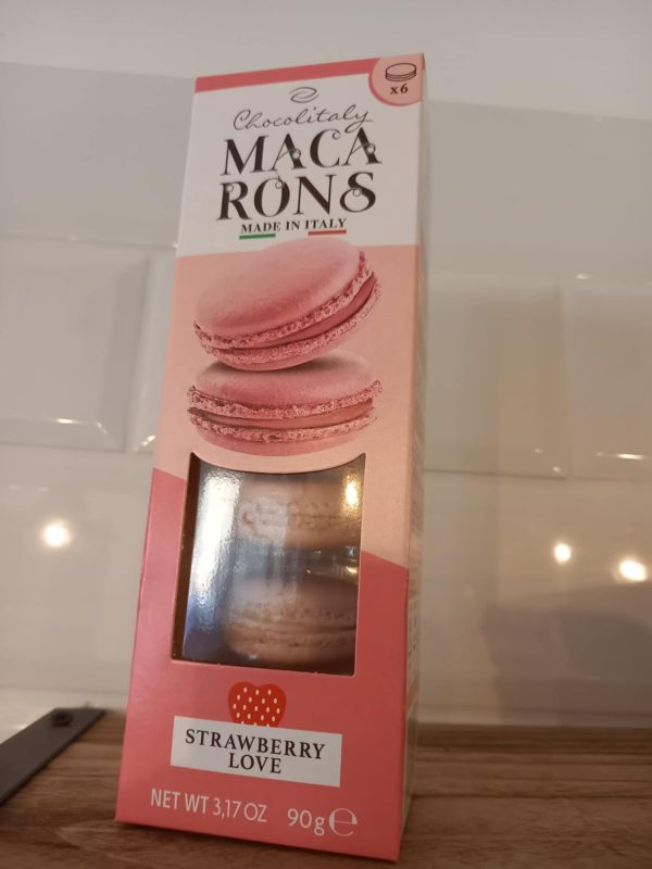 Strawberry Macarons